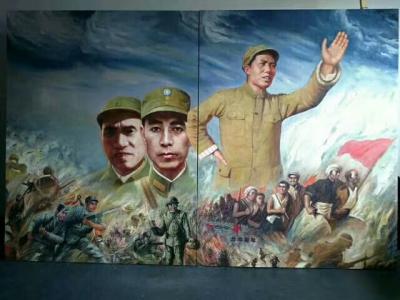 张恒久收藏-张恒久代表作品：163米圣经油画全集，十五米大型油画百年中英街，十一米大型油画天【图5】