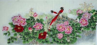 胡记领日记-胡记领国画新作，小六尺工笔【图2】