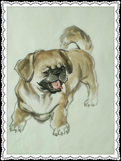 于波日记-旺旺之年兴旺发达！，于波国画作品【图3】