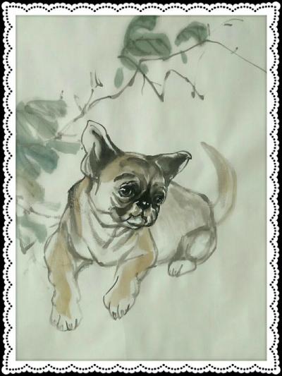 于波日记-旺旺之年兴旺发达！，于波国画作品【图6】