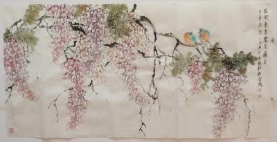 李玉凤日记-《国色天香》《紫气东来》《喜鹊登枝》《寿康白头》。祝福朋友们！【图2】