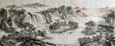 袁峰日记-小八尺山水作品基本完成！袁峰【图2】