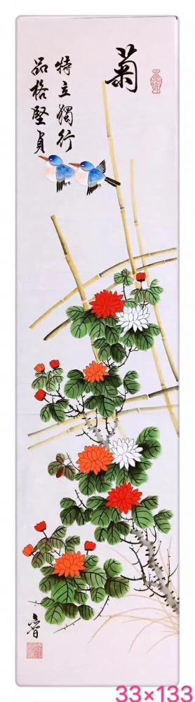 田奕智日记-国画《梅》、《兰》、《竹》、《菊》，田奕智【图3】