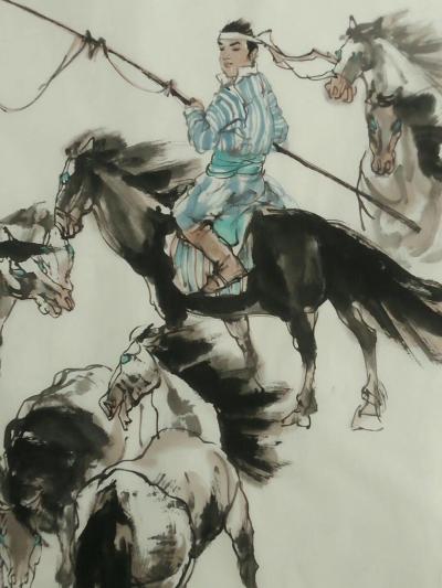 于波日记-《蒙古马》临摹学习之小品。于波【图2】