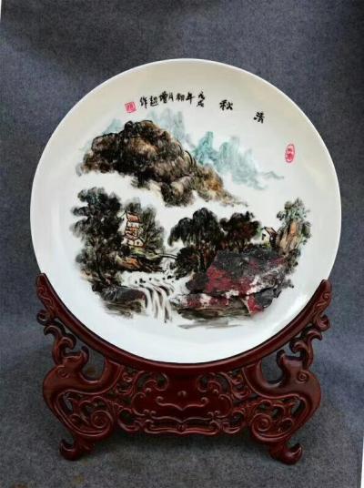 杨增超生活-境由心造～奇石瓷画艺术，它是集赏石，盆景，陶瓷，绘画于一体的新兴艺术！【图3】