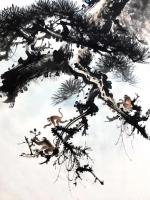 艺术家罗树辉日记:四尺整纸国画山水《祥和》，刚刚完成。
罗树辉【图5】