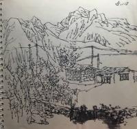 艺术家陈秀梅日记:朋友们让我发几张速写，那就发几幅速写作品満足朋友的支持和关心【图2】