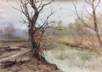 艺术家宋德发收藏:油画新作《乡村》，尺寸50*60，客户订单，终于完成。
宋【图0】