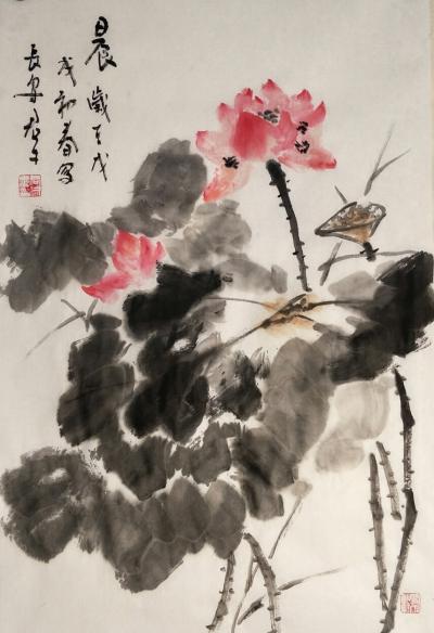 田君才日记-近期作品(四尺三开)【图2】