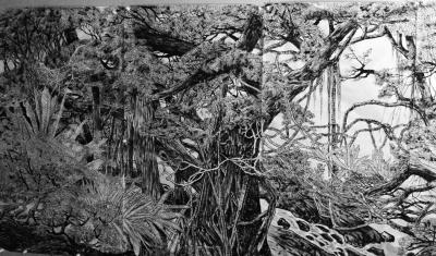 马培童收藏-2018年我的书画作品价格，焦墨焦彩山水 ，画展精品每平尺二万元，每一幅作品，都【图5】