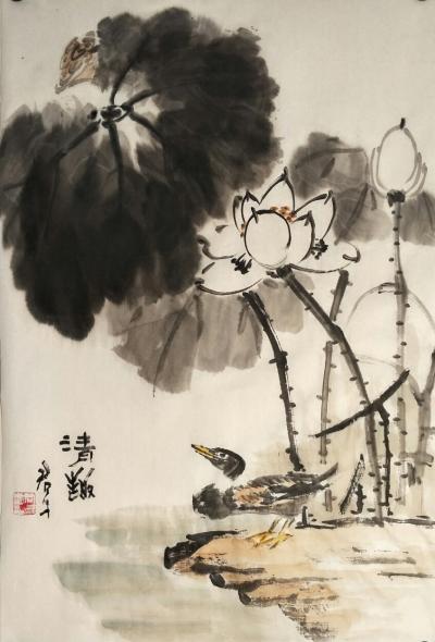 田君才日记-近日作品(四尺三开)【图2】