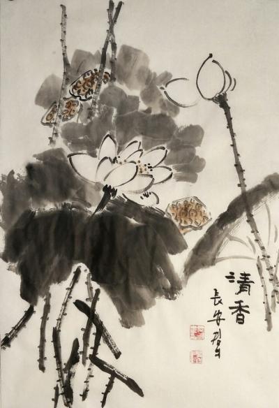 田君才日记-近日作品(四尺三开)【图5】