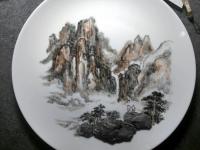 艺术家杨增超日记:奇石瓷画《黄山飞泉》创作完成!,杨增超【图3】