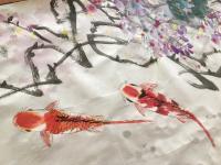 艺术家叶仲桥日记:学习加以运用、变化和构思,《锦上添花》这组画幅昨晚上已经基本【图2】