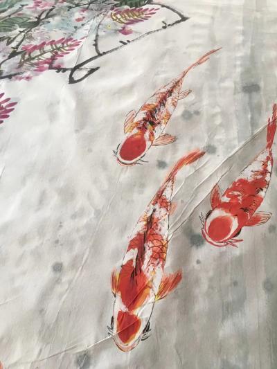 叶仲桥日记-学习加以运用、变化和构思，《锦上添花》这组画幅昨晚上已经基本完成，敬请同道给予指【图5】