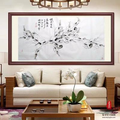 李沫池日记-作品装框效果，如何呢？在客厅弄上一幅。李沫池【图1】