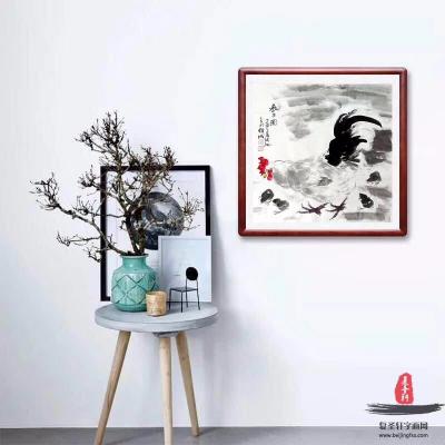 李沫池日记-作品装框效果，如何呢？在客厅弄上一幅。李沫池【图5】