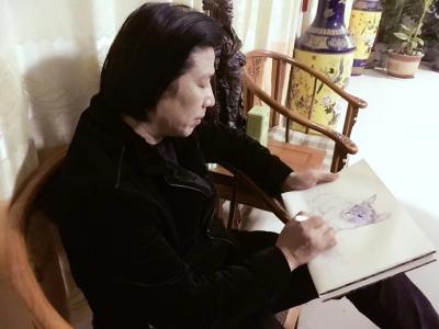 袁峰生活-继续为我的模特画素写……，袁峰【图1】