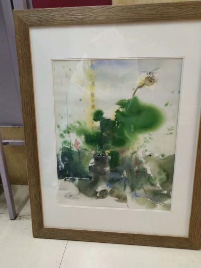 王涛荣誉-水粉画作品《莲说》，被昆明美术家协会选作入“2017年昆明美术作品展”
王涛【图2】