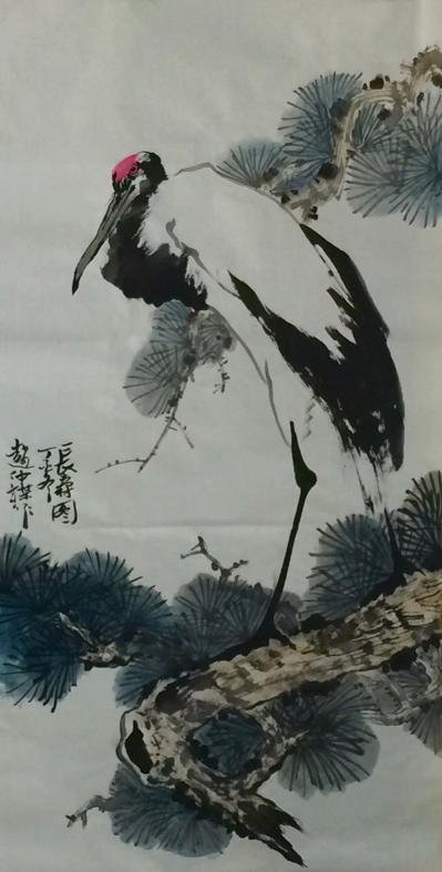 赵仲谋日记-国画花鸟《清池荷花皆佛性》，《紫气东来》
一个人什么都可以没有，
但一定要有【图4】