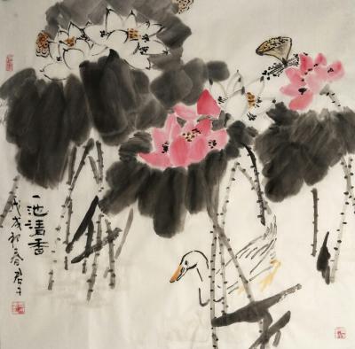 田君才日记-近期作品   四尺斗方【图3】