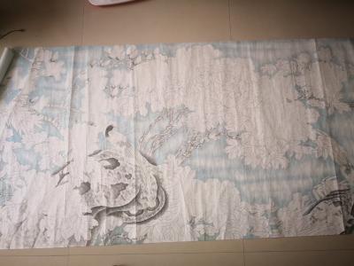 胡记领日记-六尺工笔绘画，胡记领【图2】