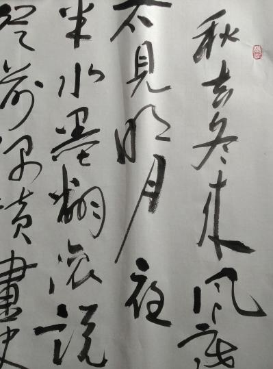 杨牧青日记-款识:戊戌春二月书余去岁初冬写画忆前夜梦境有感《西江月》词于京华，草坪先生杨牧青【图2】