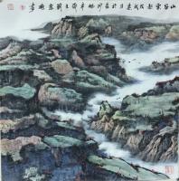 艺术家刘应雄日记:刘应雄美國之旅中囯画系列作品（一）
-------2018【图4】