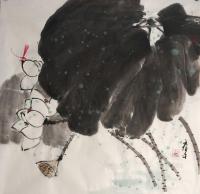 艺术家田君才日记:今日作品   四尺斗方【图1】