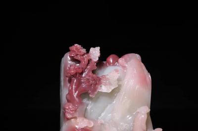 东方古玩城堡收藏-回流，晚清玛瑙雕“人物故事”山子摆件，此件藏品取料上乘稀少，雕刻技艺精湛，构图巧【图2】