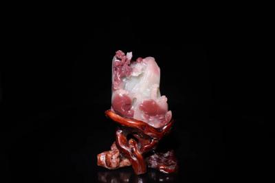 东方古玩城堡收藏-回流，晚清玛瑙雕“人物故事”山子摆件，此件藏品取料上乘稀少，雕刻技艺精湛，构图巧【图3】