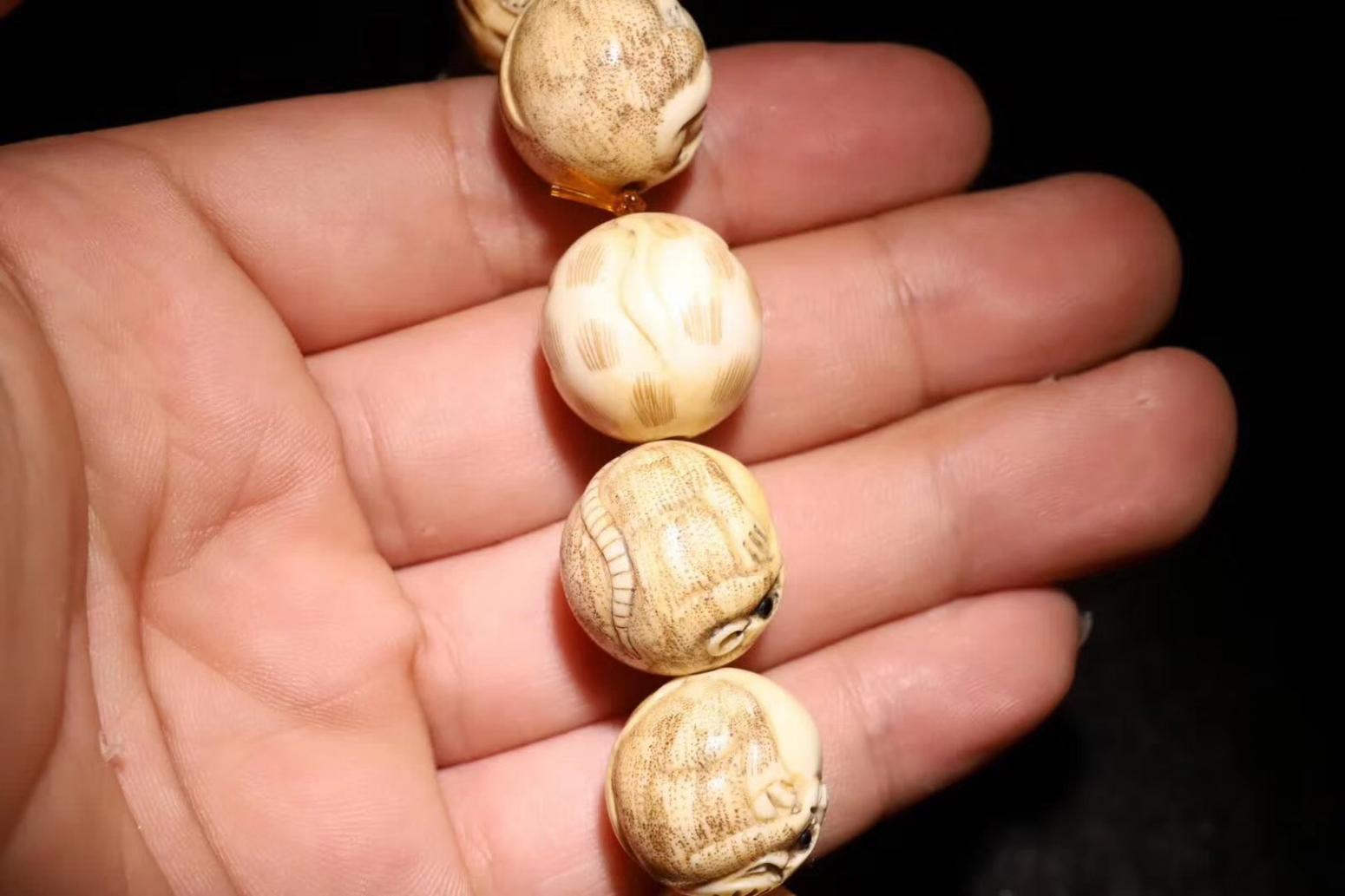 东方古玩城堡文玩杂项作品《牙雕12生肖》【图7】