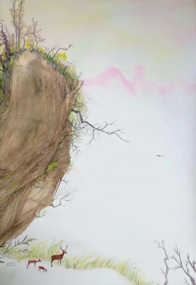 王征明日记-关于绘画风格：从形式上讲是形成个人独特的绘画习惯，这习惯便于区分他人，也为走向市【图4】