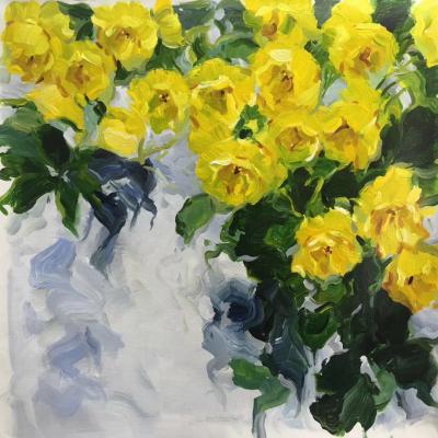 周海波日记-《生如夏花》，北欧风格油画，周海波【图1】