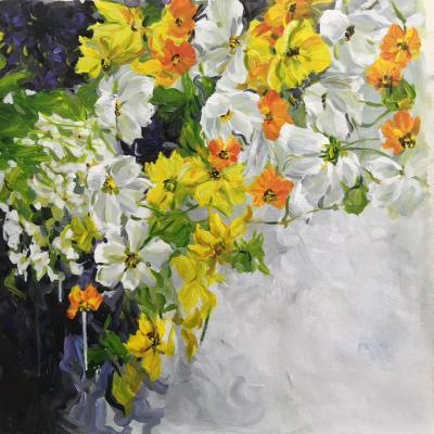 周海波日记-《生如夏花》，北欧风格油画，周海波【图2】