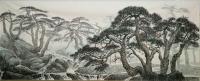 艺术家于立江日记:丈二新作《泉韵松声》，尺寸363cm x 145cm
空山【图0】