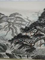 艺术家于立江日记:丈二新作《泉韵松声》，尺寸363cm x 145cm
空山【图3】