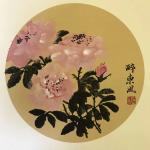 石广生日志-《醉东风》
阳台的鲜花盛放，忍不住对着花涂上两笔。须眉汉子【图1】