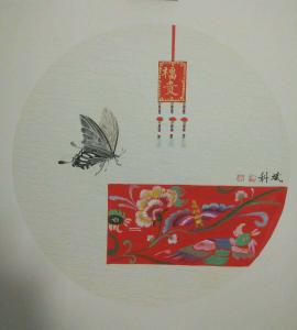 艺术品图片：艺术家傅斌科国画作品名称《富贵》价格600.00 元