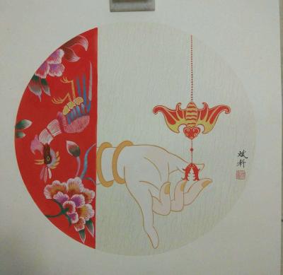 傅斌科日记-画点喜庆的玩玩，《福贵》《平安》，【图3】