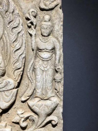 罗邵华收藏-青石佛碑
长40,厚10,高86,cm
进乡村淘出来的，喜欢吗【图5】