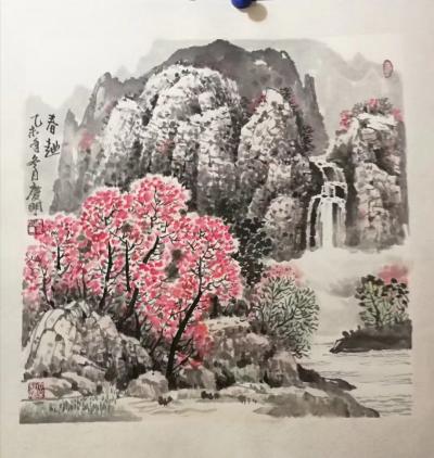 陈庆明日记-山水小品一组，陈庆明【图3】