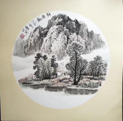 陈庆明日记-山水小品一组，陈庆明【图6】