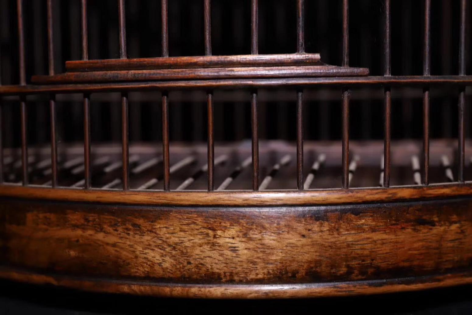 东方古玩城堡文玩杂项作品《海南黄花梨鸟笼》【图4】