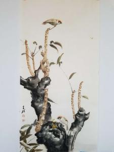 艺术品图片：艺术家王全战国画作品名称《觅》议价