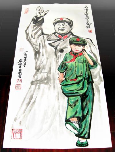 潘宁秋日记-《毛泽东思想指引我前进》
三尺整张100cmX50cm【图3】