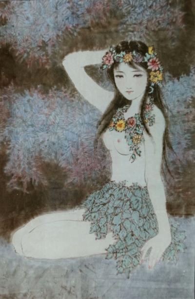 孙逢春日记-我历年画的巾帼群英图
《麻姑献寿图》，《浣纱图》，《白秋练》，《踏雪寻梅图》【图1】