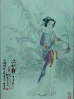 艺术家孙逢春日记:我历年画的巾帼群英图
《麻姑献寿图》，《浣纱图》，《白秋【图2】
