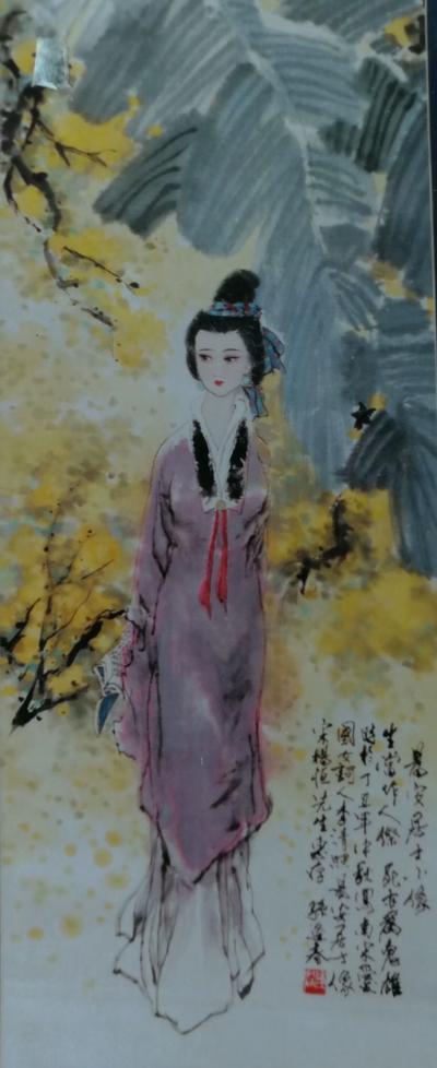 孙逢春日记-我历年画的巾帼群英图
《麻姑献寿图》，《浣纱图》，《白秋练》，《踏雪寻梅图》【图5】