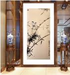 启鹏日志-上节复下节，百枝配万叶。吾自不开花，免撩蜂与蝶。
——《竹【图1】